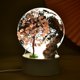 thumbnail image 5 of Árbol de cristal natural con conejo, luz nocturna, lámpara de mesa LED hecha a mano para el hogar, 5 of 6