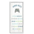 thumbnail image 3 of Stupell Industries Gamer Rules Listed Kids Video Game Motivational Phrases Kids Painting White Framed Art Print Wall Art, 10 x 24, Design by Daphne Polselli, 3 of 5