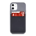 thumbnail image 3 of Dockem iPhone 12 mini BIO M2B Wallet Case; Friendly Materials, Built-in Metal Plate, 1 Card Slot, Grey/Black, 3 of 9