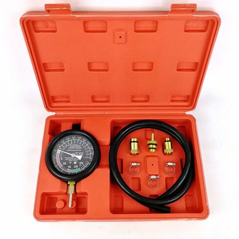 VicTsing 2.5'' Exhaust Back Pressure Tester Set Pressure Gauge Test