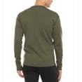 thumbnail image 4 of Merino Wool Expedition Weight Mens Crew Shirt - Heavy Weight Base Layer Top - Extreme Cold Weather Gear - Olive Drab - Medium, 4 of 5