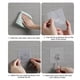 thumbnail image 5 of Matsuzay 1 Uds. Ganchos fuertes autoadhesivos ajustables para colgar en la pared de la puerta ganchos de succión estante de carga pesada Almacenamiento y organización del hogar gris Largo 8*8cm, 5 of 6