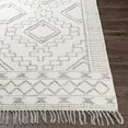 thumbnail image 2 of Hauteloom Joliette Wool Living Room, Bedroom Area Rug - Bohemian/Global - Cream, Gray, Black - 4' x 6', 2 of 7