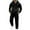 Black%GC%, variant on CONZONE Men's Sweatsuit 2 Piece Sets Casual Men's Jogging Tracksuit Set Solid Color Pullover Hoodie Pants Sweat Suit for Men Cozy Fall Winter Athletic Track Suit Outfits