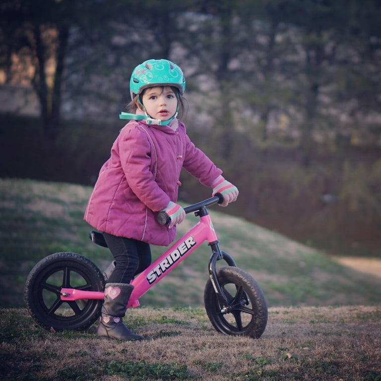 Strider 12 Classic Bike, Pink - No Pedal Balance Bicycle for Kids