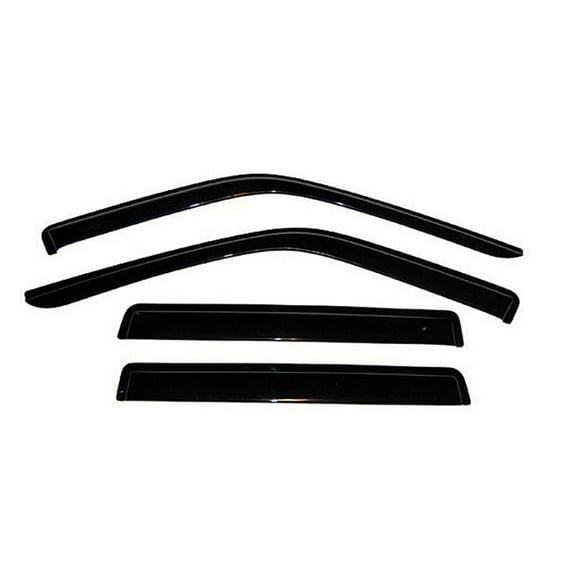 KT 94320 Window Wind Deflectors Vent Shades 4Pcs, Window Visors Rain Guards, Transparent Medium Smoke
