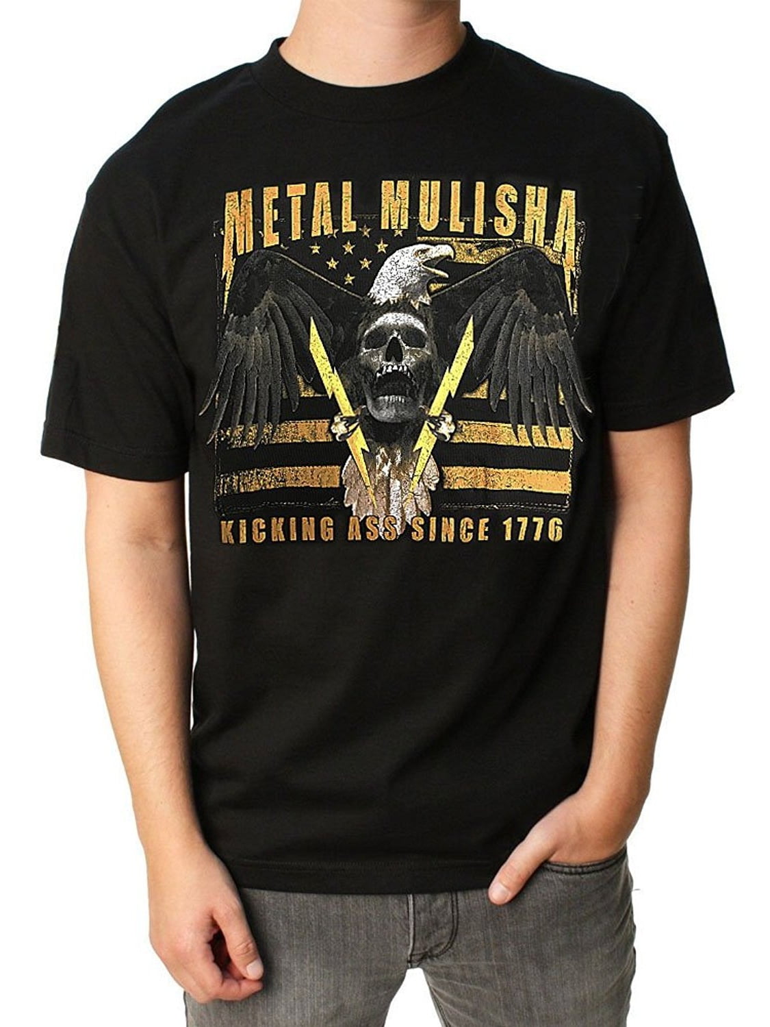Metal Mulisha Metal Mulisha Men's 1776 Short Sleeve Tshirt Walmart
