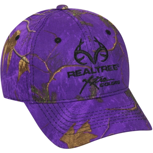 Casquette De Baseball Pour Femme Bleu Vif Motif Realtree, Chapeau De Chasse Réglable En Tissu