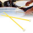 thumbnail image 4 of Drum Mallet Set, Felt Head Portable Even Percussion Drums Mallets Accessory  For Playing Yellow, 4 of 8