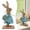F, variant on Easter Chicken Decoration for Home Farmhouse Hen Decor Chicken Party Decoration Wooden Sign Wood Ornament Hen Craft Table Kitchen Table Decor Easter Crafts DIY Chicken Shape Wooden Hen 1PC 3.7"x4.8"