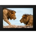 thumbnail image 2 of Bibi, Tamir 18x13 Black Modern Framed Museum Art Print Titled - Face to Face, 2 of 5