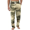 thumbnail image 2 of GrmtClth Mens Pajamas Lightweight Camo Graphic Pajama Bottoms Stylish Drawstring Pajama Pants Comfort Sleep Pants with Pockets and Button Fly Light Green L, 2 of 8