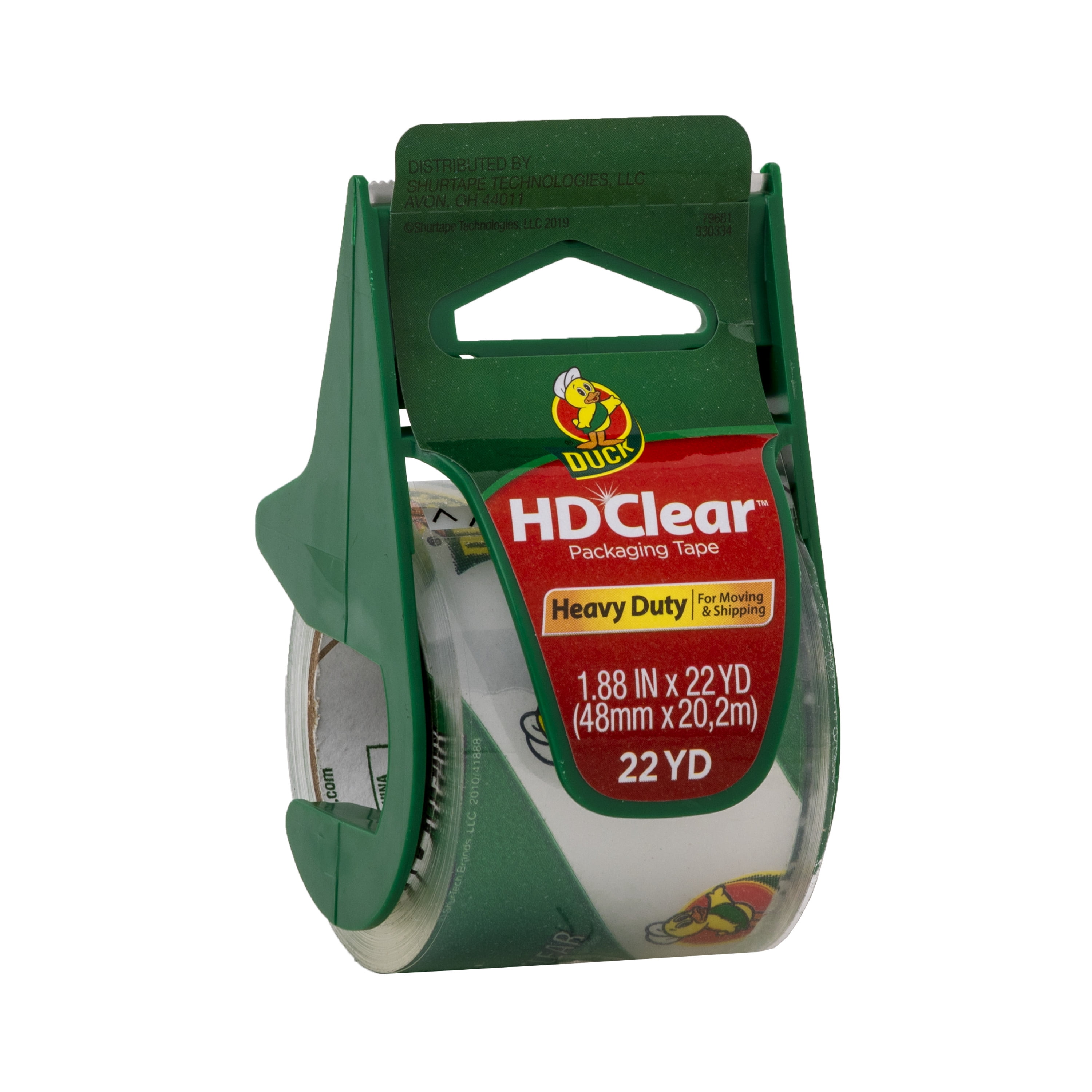 Duck Brand 1.88 in. x 22.2 yd. HD Clear Heavy Duty Packing Tape