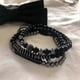 thumbnail image 4 of 3X Fashion Bracelet Bangle Men Gift Jewellery with Adjustable Black Hemp Rope, 4 of 5