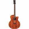 Luna Gypsy Acoustic Guitar - Bubinga