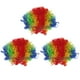 thumbnail image 1 of 3 pelucas afro de payaso esponjosas, divertidas pelucas de fiesta, accesorios de actuación para mascaradas, carnavales, cosplay (coloridas), 1 of 5