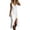 White, variant on YuXingFu Womens Dresses with Pockets Plus Size Maxi V-Neck Plus Size Womens Dress Sleeveless for Vacation Long Casual Summer White S