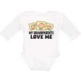 thumbnail image 3 of Inktastic My Grandparents Love Me Boys or Girls Long Sleeve Baby Bodysuit, 3 of 5