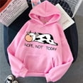 thumbnail image 3 of Hooded Sweater Cute Cow Cartoon Print Casual Sports Hoodie, 3 of 7
