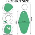thumbnail image 2 of PinesC 40 PCS Hotel Keychain Blank with Key Rings, 20 Colors Plastic Rhombus Motel Keychain for DIY Keychain and Luggage Tag Deep Colour, 2 of 5