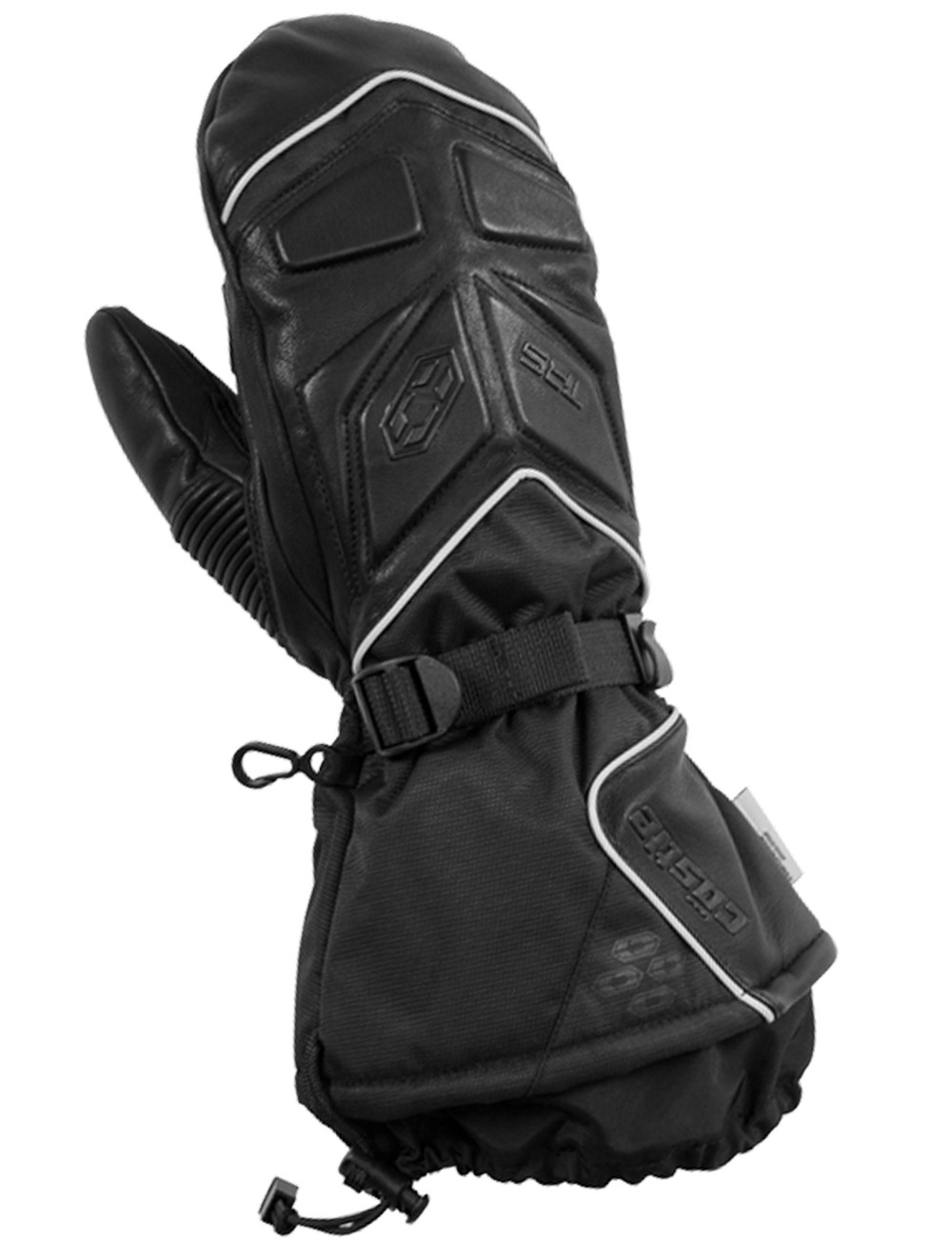 Castle X TRS Mens Snowmobile Mittens Black