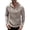 Heather Taupe, variant on COOFANDY Thermal Drawstring Hoodies for Men Long Sleeve Polo Shirts with Kangaroo Pocket, Lightweight Golf Athletic Quarter Zip Pullover Mens Sweatshirts