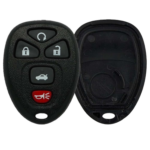 AKS KEYS New Replacement for Chevrolet Remote Control Shell 5 Buttons That Use FCC OUC60221