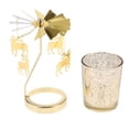 thumbnail image 2 of fastboy Romantic Rotating Candle Holder Stand Tealight Candlestick Elk, 2 of 9