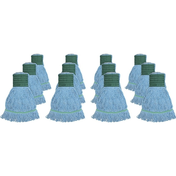 Genuine Joe Synthetic Blend Medium Mophead - Synthetic Fiber