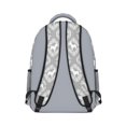 thumbnail image 3 of Chihuahua and Roses Gray Pattern Backpack for School, Cute School Bag with Adjustable Shoulder Straps and Padded Back, 15.3"x11"x6.7", 3 of 5
