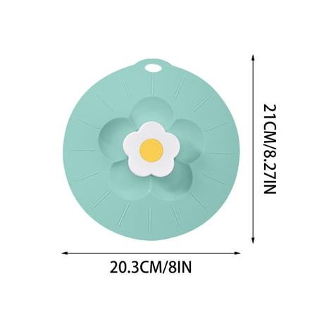 

Qepwscx Silicone Fresh-keeping Cover Large Medium And Small Flowers Leak Proof And Dust-proof Silicone Pot Cover Tableware Silicone Pot Cover Oil Cover Clearance