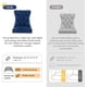 thumbnail image 5 of Dining Chairs Set of 4, Upholstered Dining Chair with Nailhead Trim and Solid Wood Legs My Lux Decor Round, 5 of 15