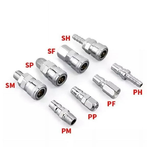 Air Pneumatic Fitting C Type High Pressure Coupling Air Hose Quick Connector SM20 YIWEI