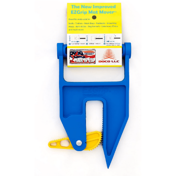 EZGrip Heavy Rubber Stall Mat Mover Tool
