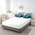 thumbnail image 4 of YST 3D Shark Comforter Set Ocean Sea Life Marine Animal Comforter Set, Twin Size (7 Count), 4 of 5