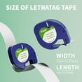 thumbnail image 2 of 3-Pack Paper White Tape Replacement for Dymo Label Maker Refills,Compatible with Dymo Letratag Refills 1/2 x 13 for LetraTag LT-100T LT-100H, 2 of 5