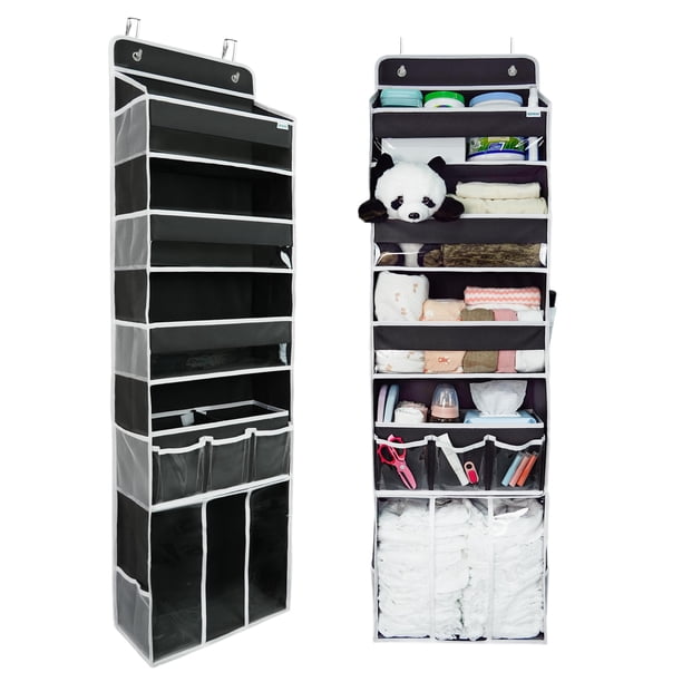 Organizador colgante para puerta EZVERY de 53" x 16 cm, 3 compartimentos, para bebé