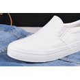 thumbnail image 4 of Walk Slip-On Sneakers for Women and Men - Lightweight Synthetic Leather, Comfort Insole, 4 of 8