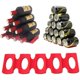 thumbnail image 1 of Apilador de vino de silicona, estante plegable para latas de cerveza, alfombrilla para bandeja de nevera, color rojo, 1 Uds. ShuxiuWang 8390612432798, 1 of 1