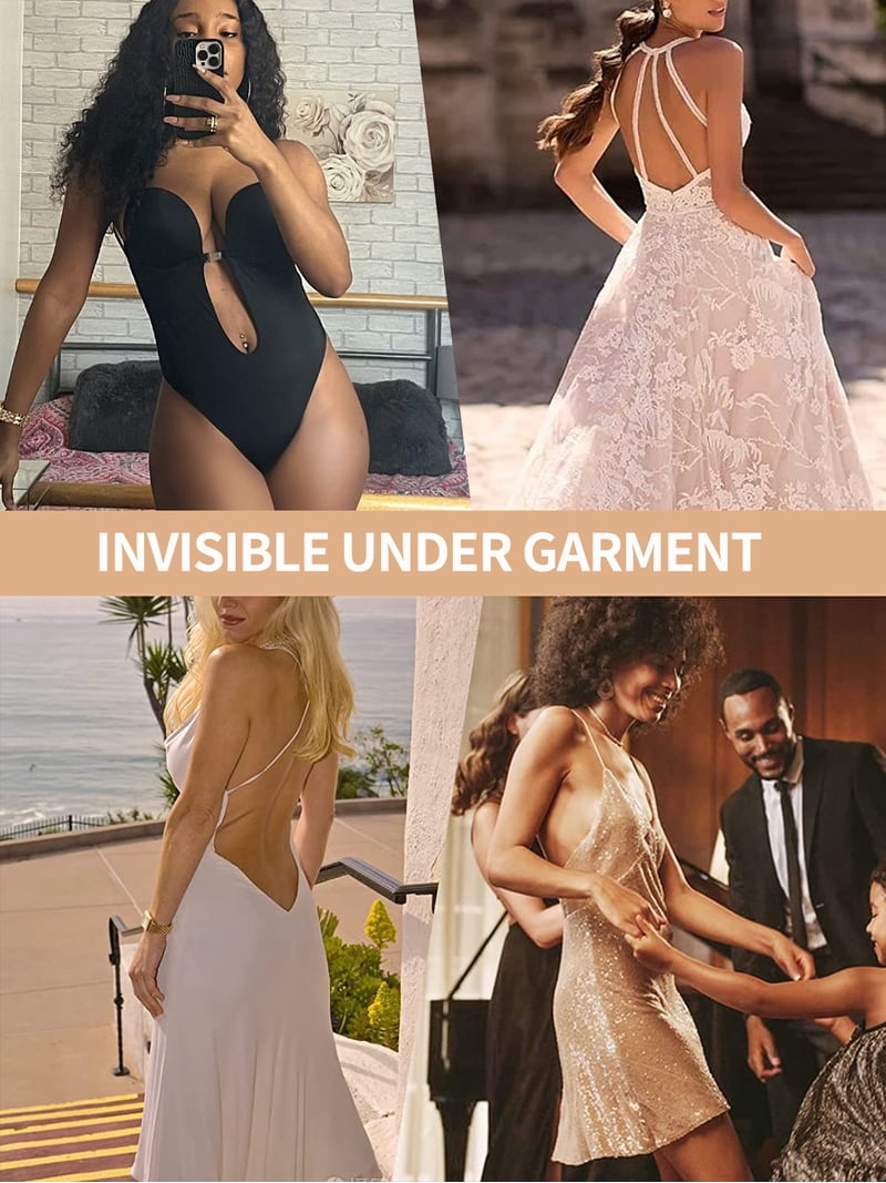 plus size shapewear for backless dress Aladun Backless Maxi Dress – KÍLÉNTÁR main image 1