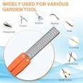 thumbnail image 2 of 2 Double-Sided Diamond Knife Sharpener/1 Retractable Diamond Sharpening Rod,Blade Sharpener Stone Pocket Knife Sharpener, 2 of 5