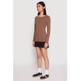 thumbnail image 3 of Women's Basic Long Sleeve Crew Neck T Shirt, 3 of 4