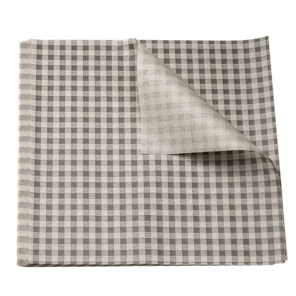 Uxcell 100pcs Square Checkered Wax Paper Sheets 11.81" x 11.81" for Sandwich Baking Paper, Brown