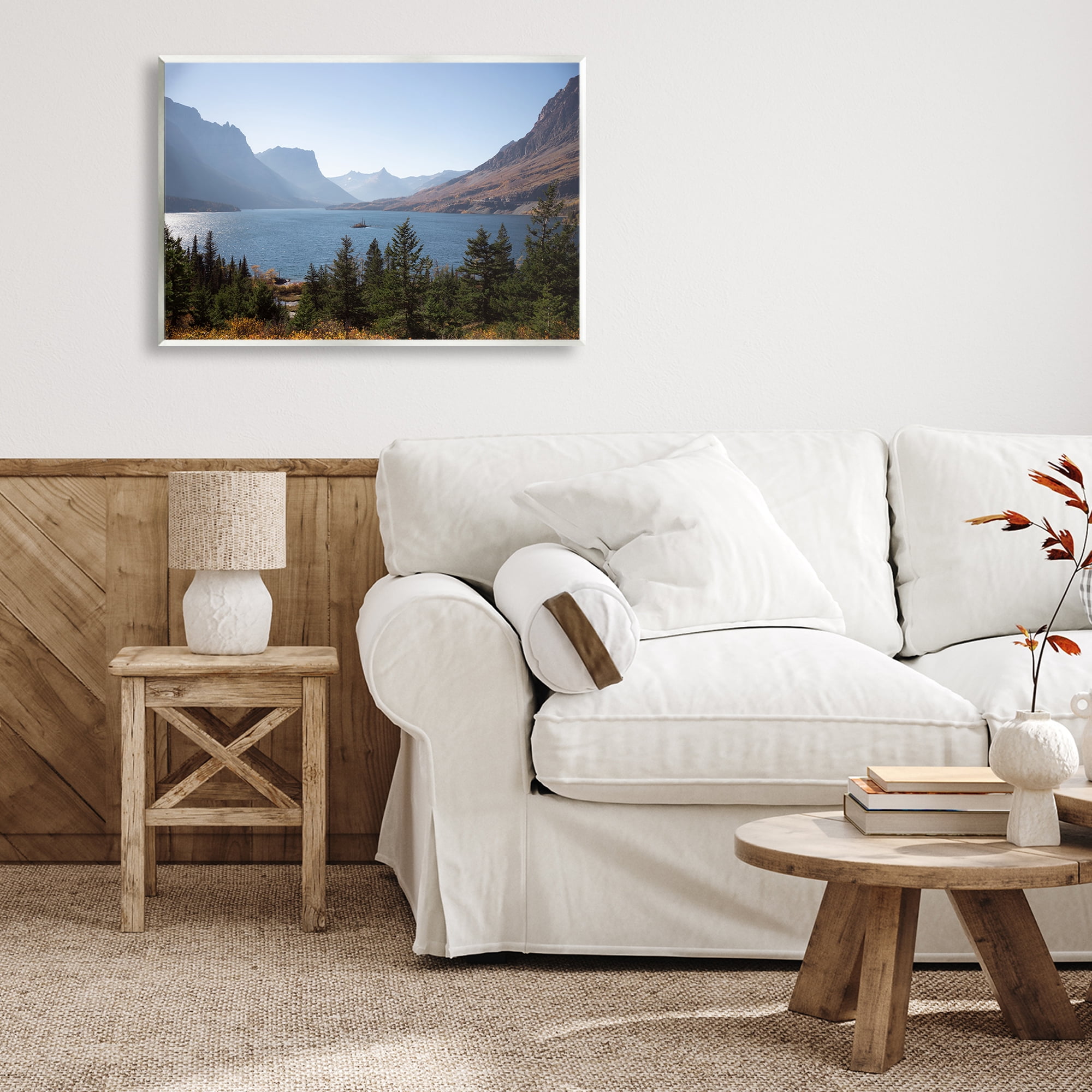 Stupell Industries Cliffs Overlooking Lake Wall Plaque Art, design by Carol Robinson