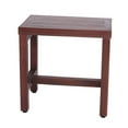 thumbnail image 4 of DecoTeak® Eleganto® 18" Teak Wood Shower Bench in Woodland Brown Finish, 4 of 8