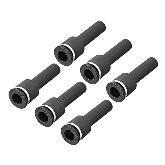 6mm Push Lock Tube Fitting, End OD 8mm Quick Link Air Fitting 6pcs