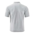 thumbnail image 4 of Generic Men's Polo Shirts Short Sleeve Soft Cotton Pique T-Shirts 3 Buttons Classic Fit Casual Performance Golf Shirts, 4 of 7