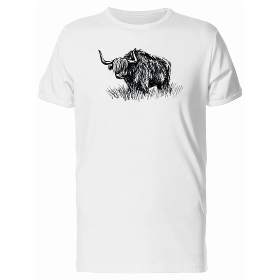 Sketch Of Old Buffalo Tee Men's -Image by Shutterstock