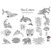 EarthArt Coloring Book Sea Critters