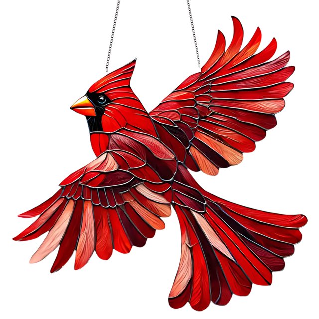 Adornos Decorativos Planos Acrílicos Cardenal para Del